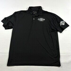 Violent Gentlemen Los Angeles Kings Black Hockey STAFF Polo Shirt Top Mens Sz L